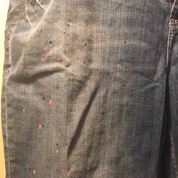 Avenue Denim Shorts Color Splash - Picture 2 of 5